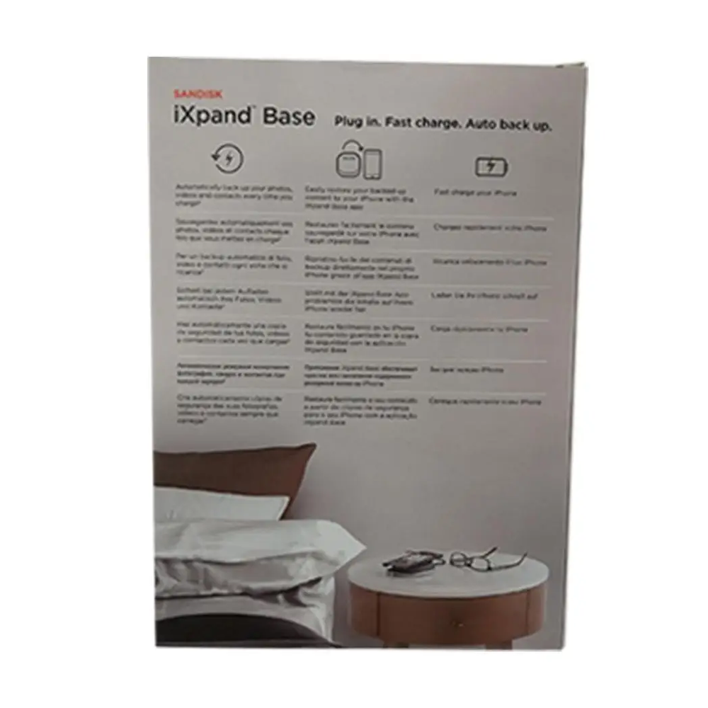 SanDisk iXpand Base For Phone Charging & Backup - Black 32 GB SanDisk