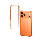 Seahorse Buckle Metal Frame Phone Case – 4-Corner Shockproof Anti-Drop Cover Charge Hub X