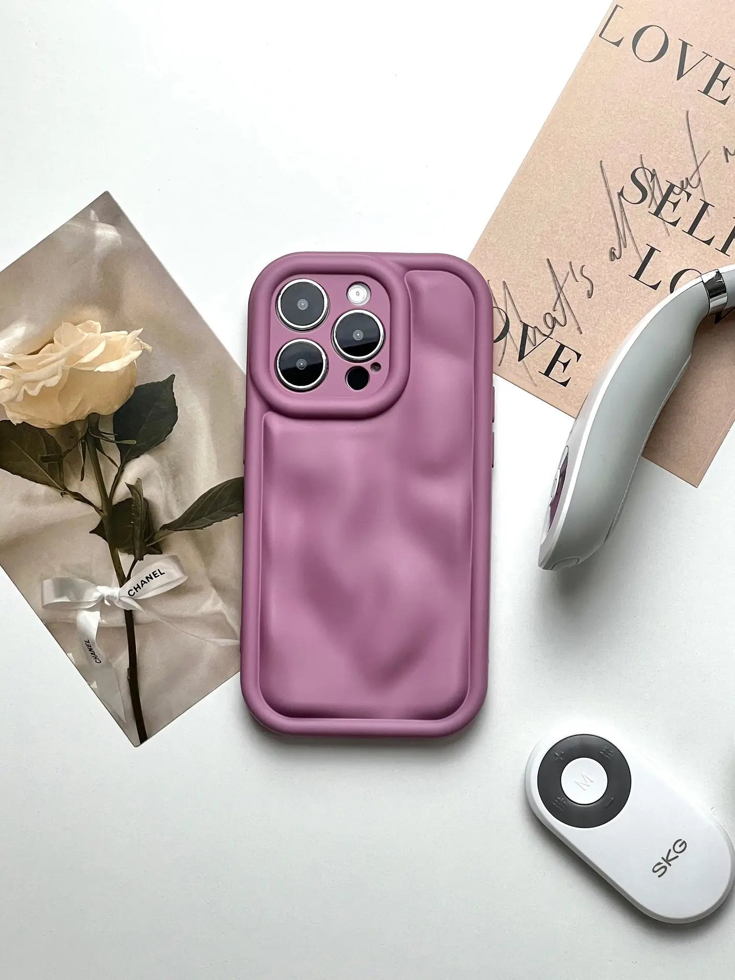 Shockproof Phone Case with Meteorite Pattern – Solid Colour Protective Cover Charge Hub X