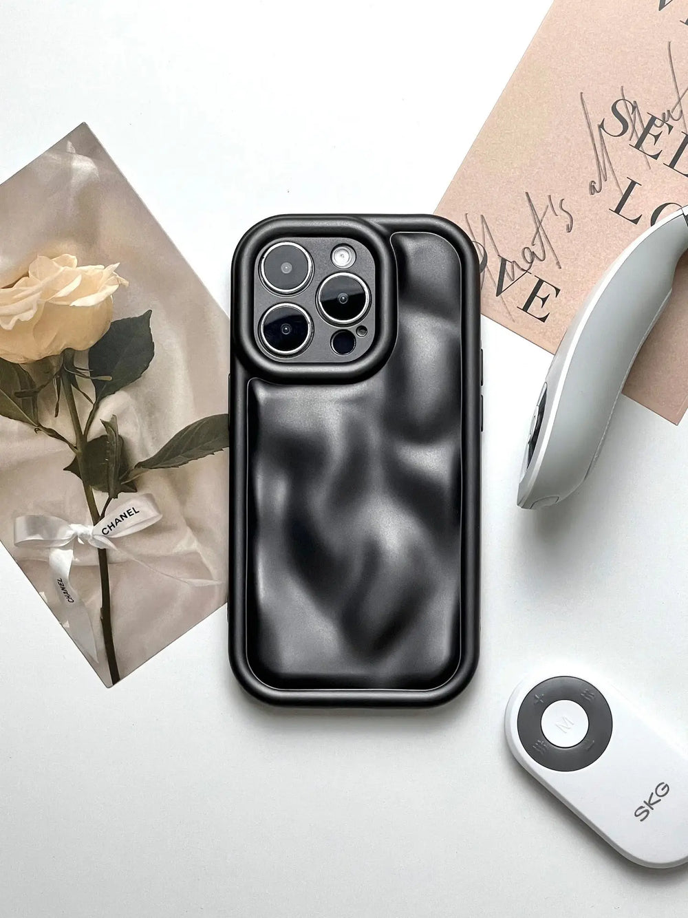 Shockproof Phone Case with Meteorite Pattern – Solid Colour Protective Cover Charge Hub X