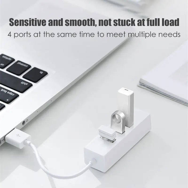 Small Row Plug Usb Hub Usb Splitter Mini Small Four-port Usb 2.0 Hub Charge Hub X