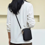 Small Shoulder Bags 3 Layers Of Pockets Mobile Phone Bag Outdoor Daily Crossbody Bag Charge Hub X