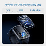 Smart Eco Drive Watch for Women, 1.95'' AMOLED Ultra-Clear Screen Activity Trackers with Heart Rate/Sleep/SpO2 Monitor, Smartwatch for iPhone/Samsung/Android-3