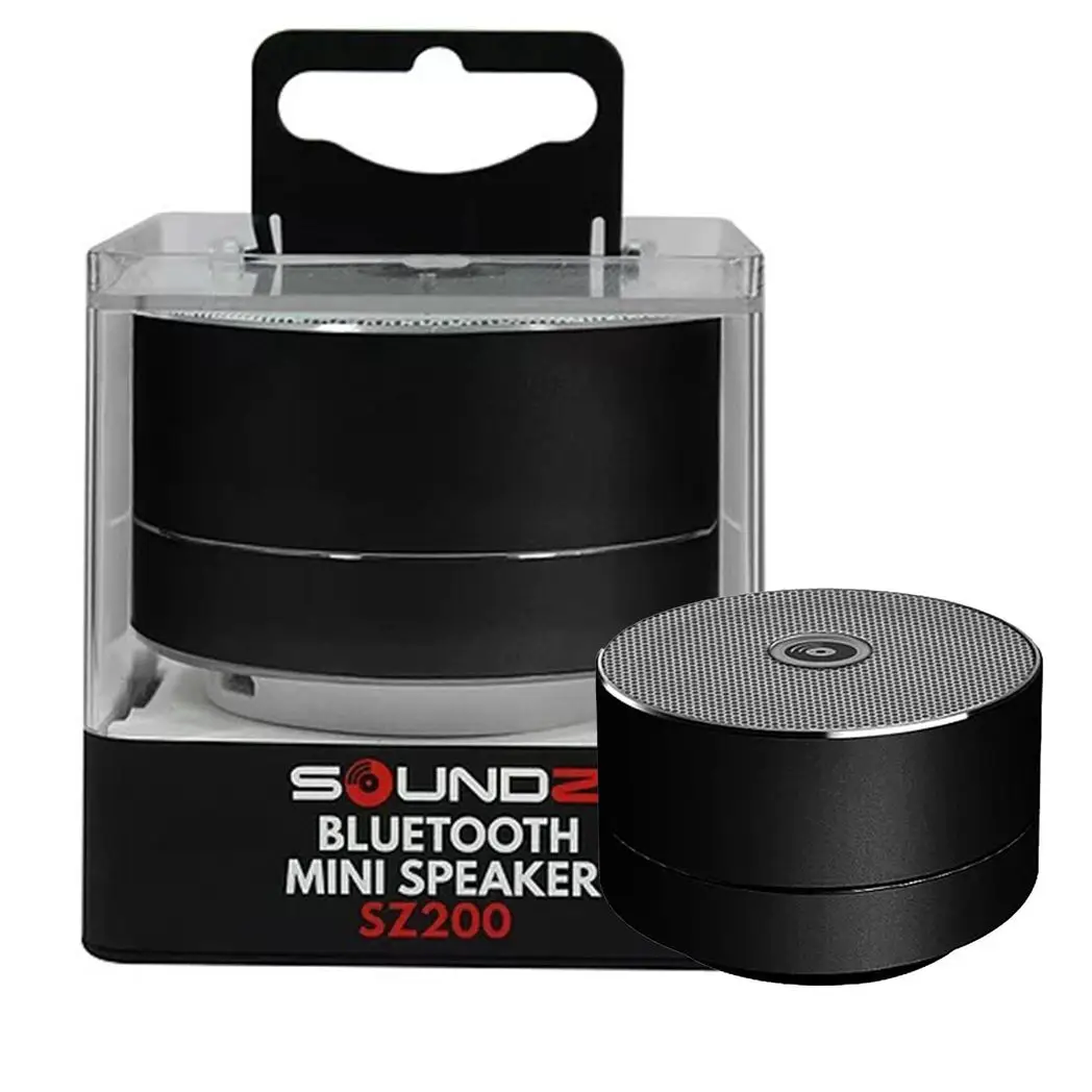 Soundz Wireless Speaker Smart Connectivity High-Quality Design-Black Aquarius