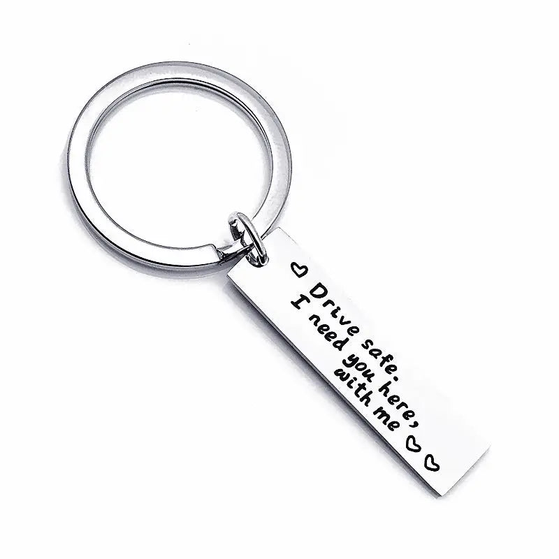 Stainless Steel Keychain Drive Safe Charge Hub X