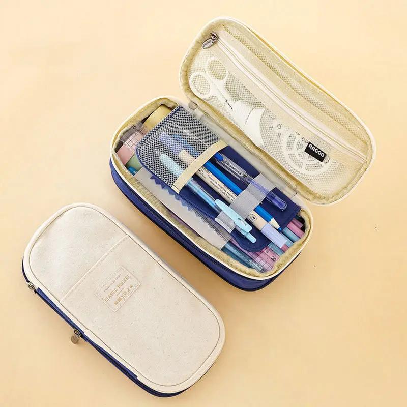 Stationery Bag Student Pencil Case Junior High School Charge Hub X