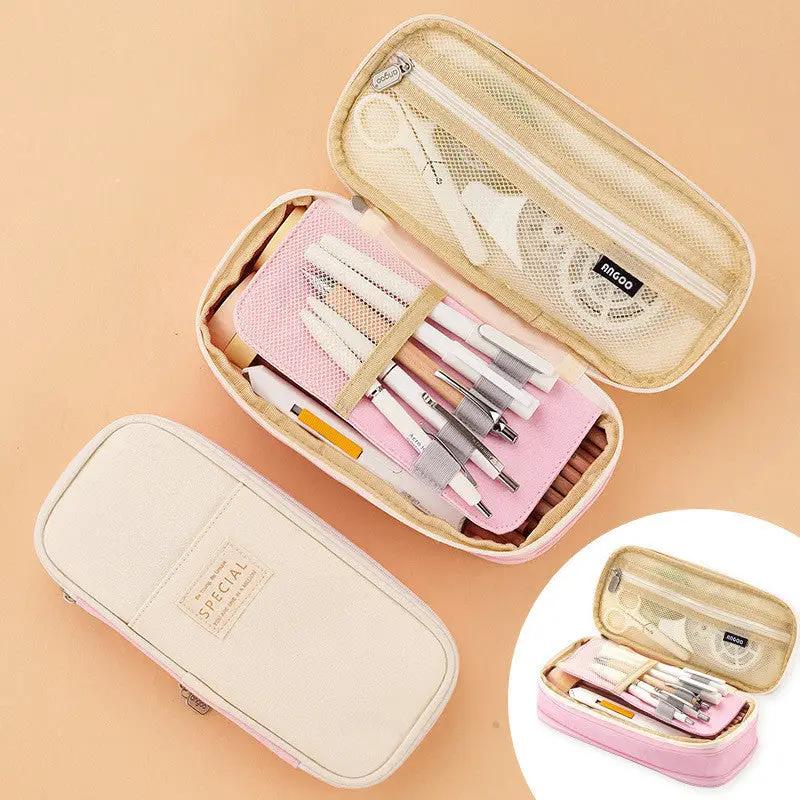 Stationery Bag Student Pencil Case Junior High School Charge Hub X