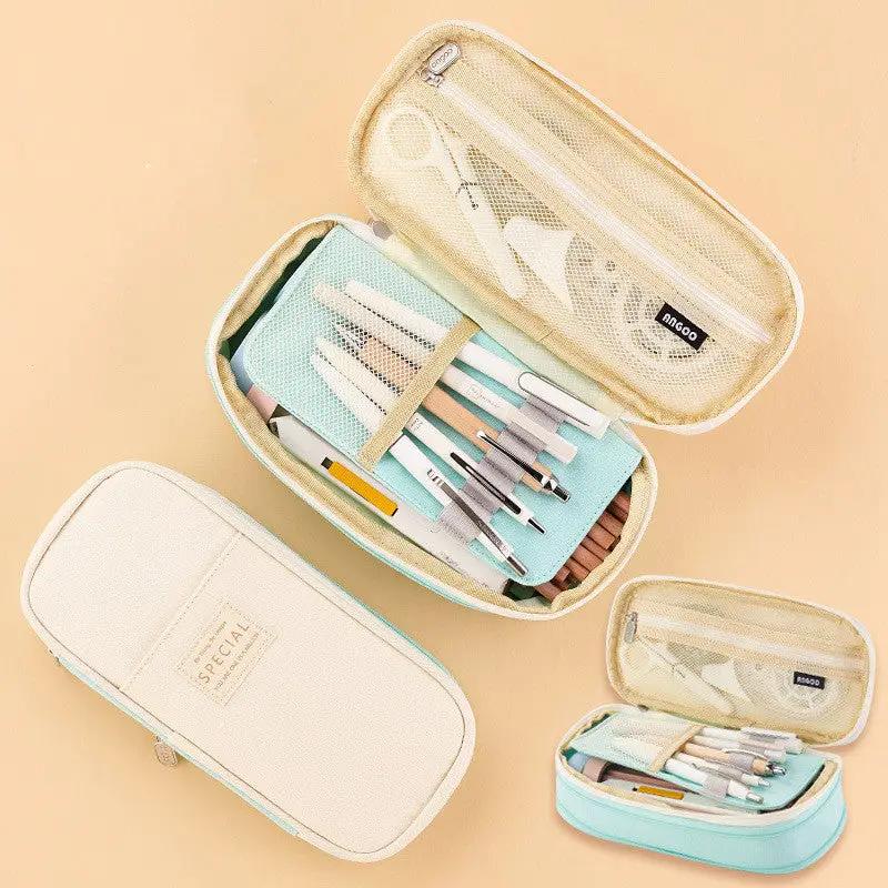 Stationery Bag Student Pencil Case Junior High School Charge Hub X