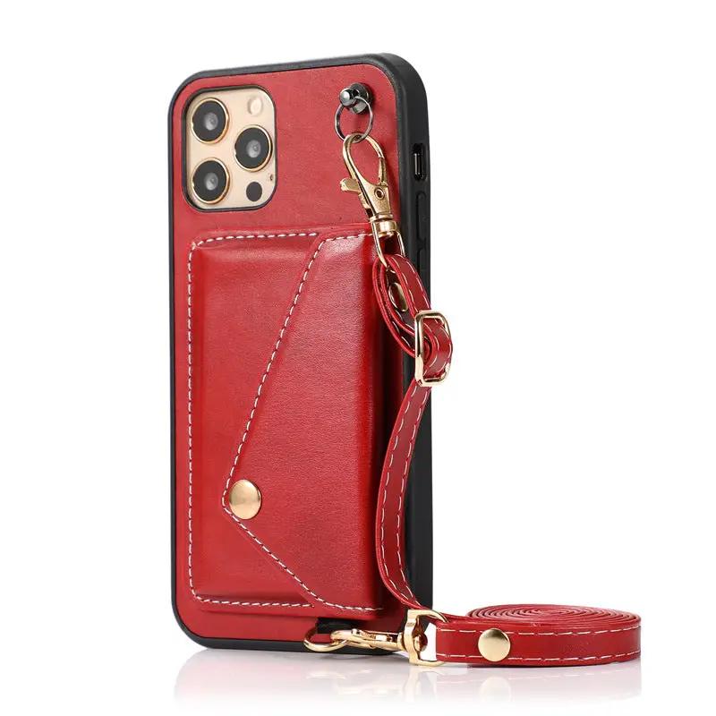 Suitable For Phone Case Leather Crossbody Charge Hub X