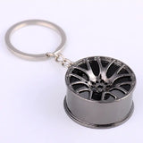 Supercharged Turbine Wheel Modified Metal Keychain Charge Hub X