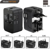 Travel Universal Conversion Plug Dual USB Charge Hub X