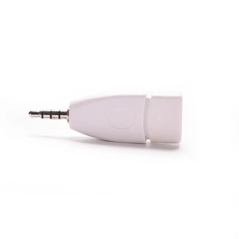 USB 2.0 Female To 3.5mm Male AUX Audio Plug Jack Converter A Charge Hub X