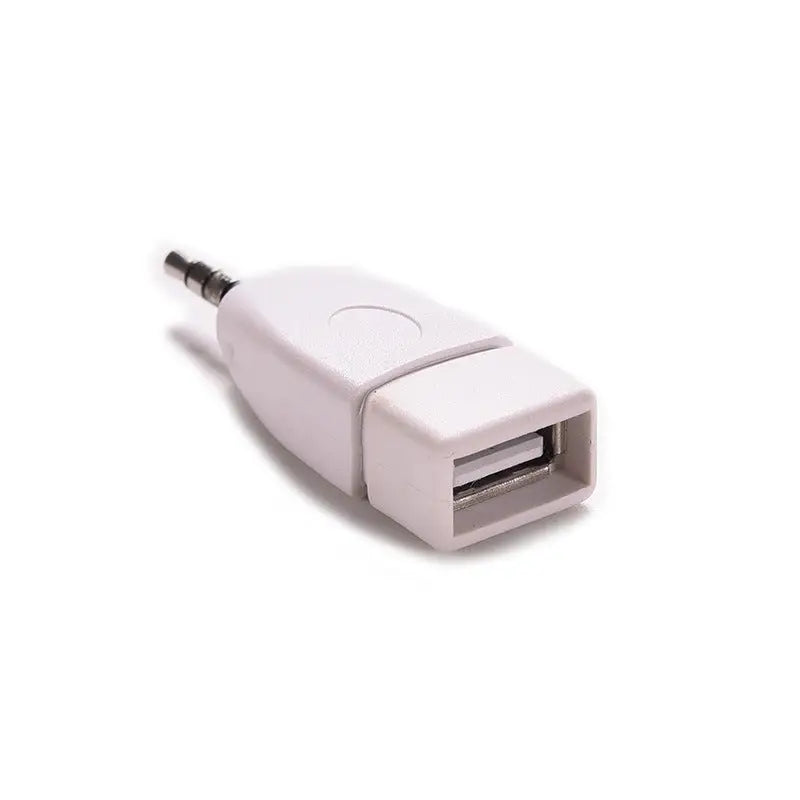 USB 2.0 Female To 3.5mm Male AUX Audio Plug Jack Converter A Charge Hub X
