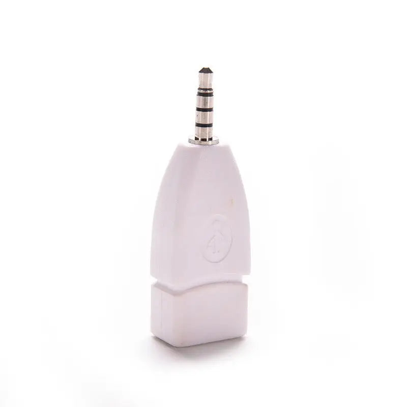 USB 2.0 Female To 3.5mm Male AUX Audio Plug Jack Converter A Charge Hub X