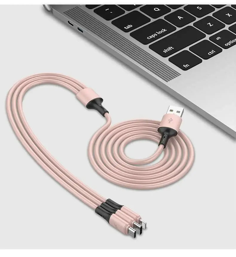 3 in 1 charger cable/data transfer.