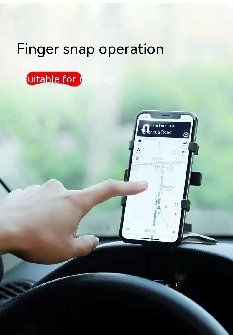 Universal Car Phone Holder Mount Stand for Dashboard or Air Vent – Adjustable Bracket Charge Hub X