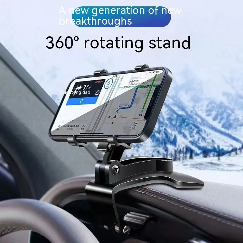 Universal Car Phone Holder Mount Stand for Dashboard or Air Vent – Adjustable Bracket Charge Hub X