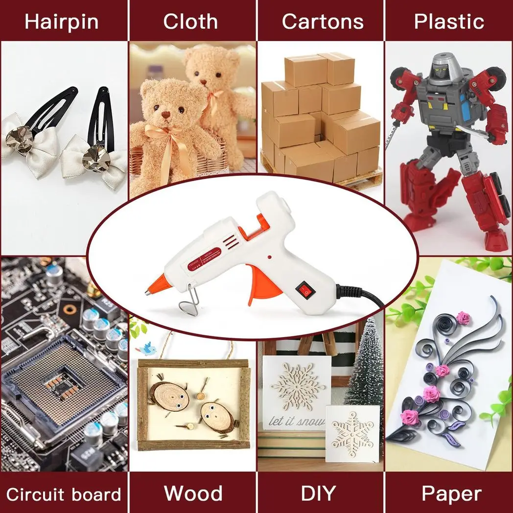 VINSANI GLUE GUN WITH 50 STICK 0007461 Vinsani