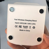 Vertical Bracket Dual Coil 10W Wireless Charger - Charge Hub X