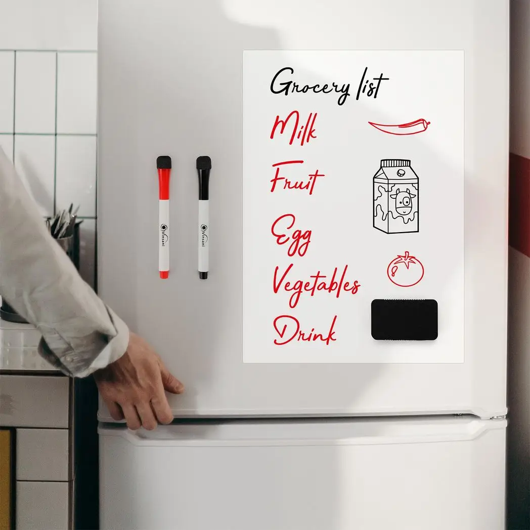 Vinsani A3 Whiteboard w/ 2 Markers and Eraser 0000140 Vinsani