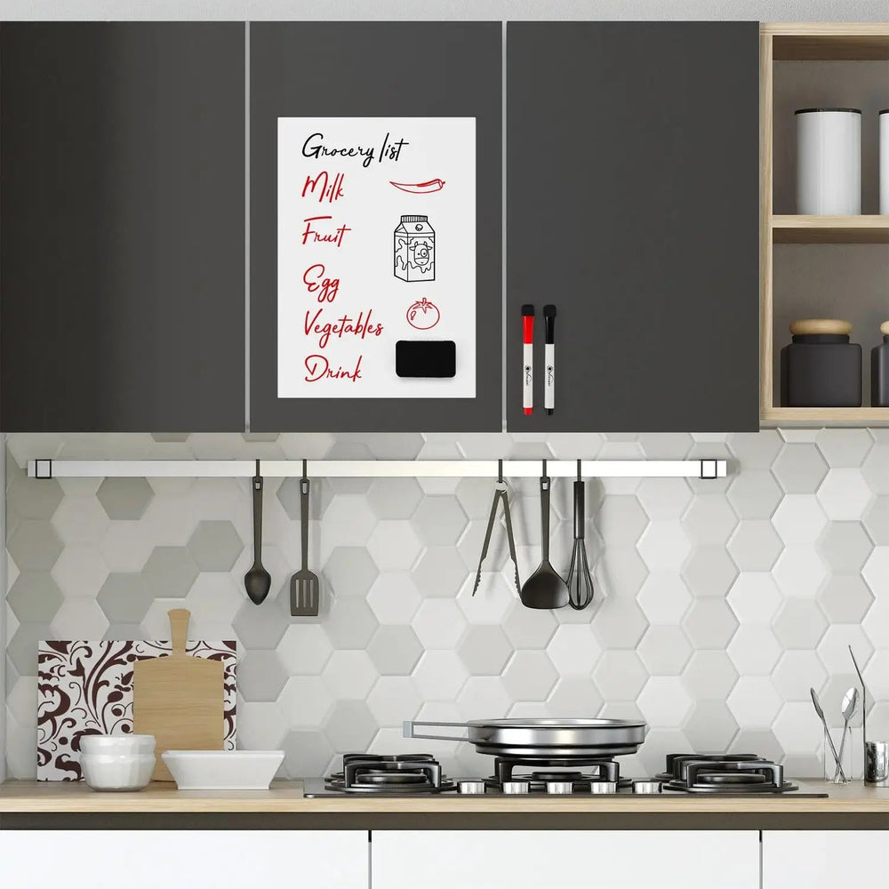 Vinsani A3 Whiteboard w/ 2 Markers and Eraser 0000140 Vinsani