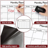 Vinsani Monthly Planner 4 Markers & Eraser 0000145 Vinsani