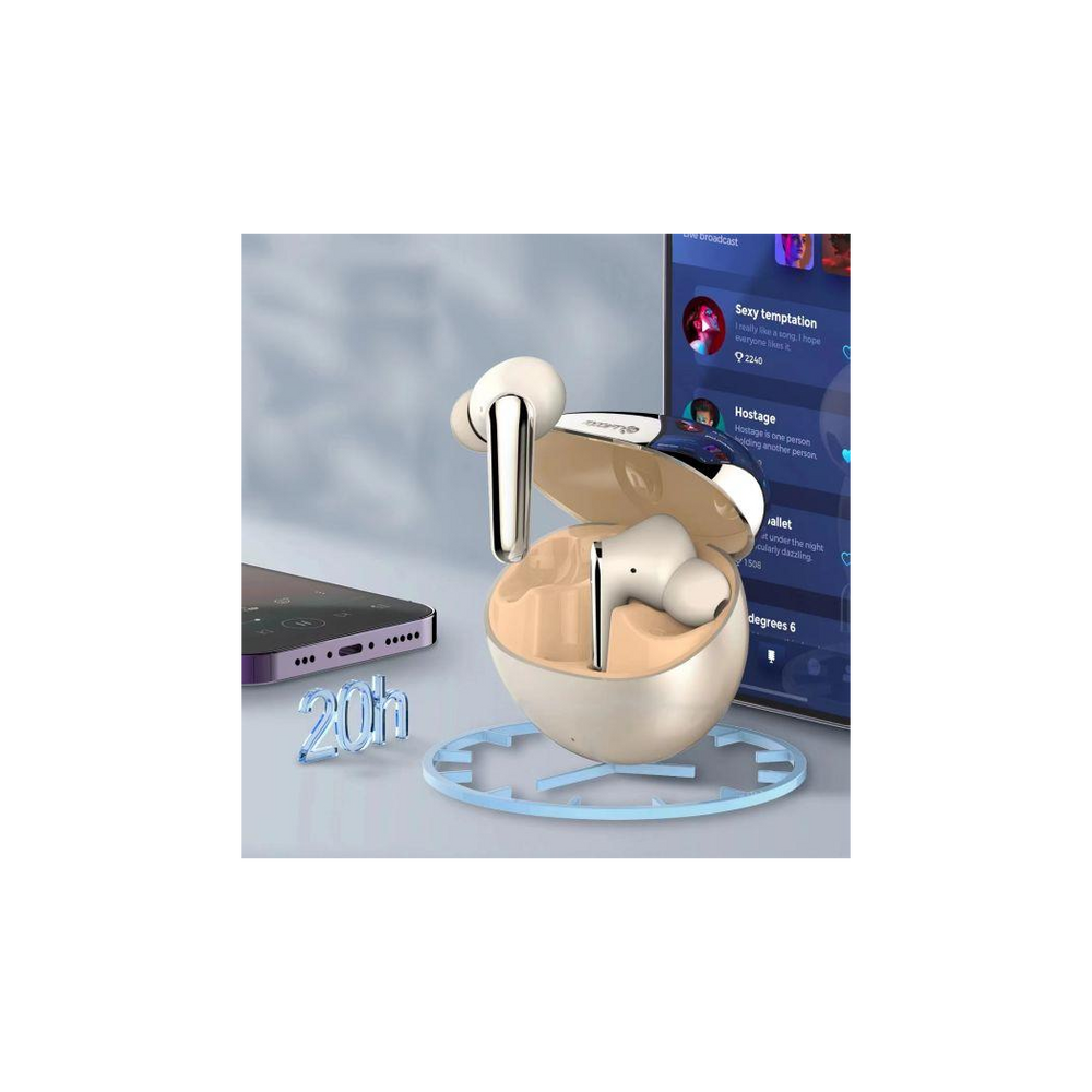 WYEWAVE Rose Pearl Fidelity Wireless Earbuds RRP £59.99 WYEWAVE