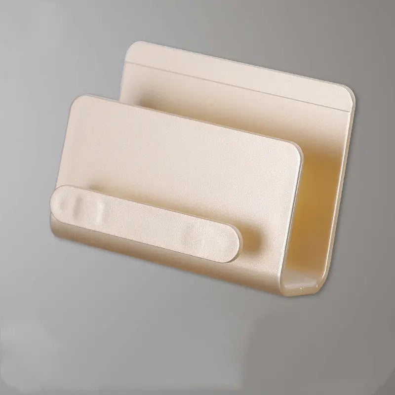 Wall-Mounted Mobile Phone Charging Shelf – Stick-On Bedroom Bedside Organizer Stand Charge Hub X