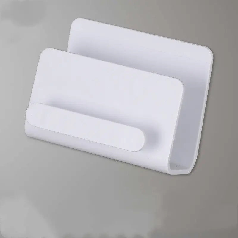 Wall-Mounted Mobile Phone Charging Shelf – Stick-On Bedroom Bedside Organizer Stand Charge Hub X