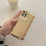 Wave Edge Phone Case – Stylish Shockproof Protective Cover for iPhone/Samsung Charge Hub X