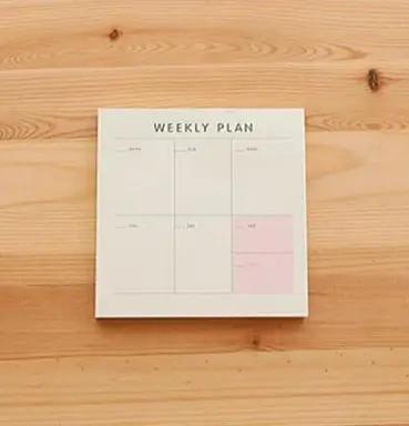 Weekly Monthly Work Planner Charge Hub X