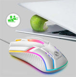 Wired Backlit Usb Mouse For Competitive Gaming Charge Hub X