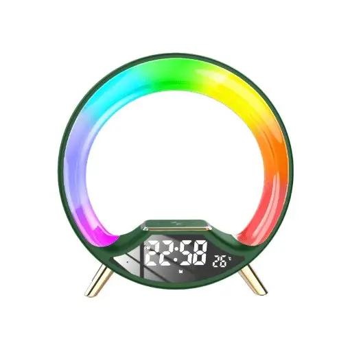 Wireless Charger Lamp with Clock-6