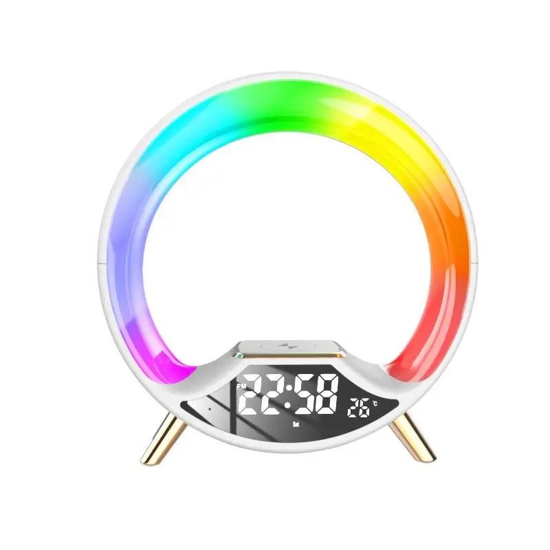 Wireless Charger Lamp with Clock-7