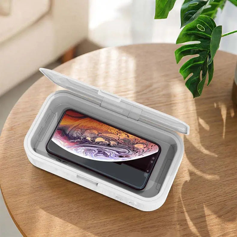 Wireless Charging LED Lamp Mobile Phone Sterilizer Charge Hub X