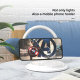 Wireless Charging Lamp With Night Light And Phone Stand Charge Hub X