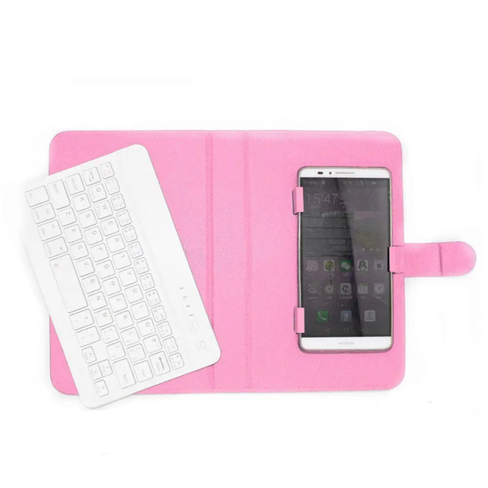 Wireless Keyboard Case – Bluetooth Protective Cover with Stand for Tablet/iPad Charge Hub X