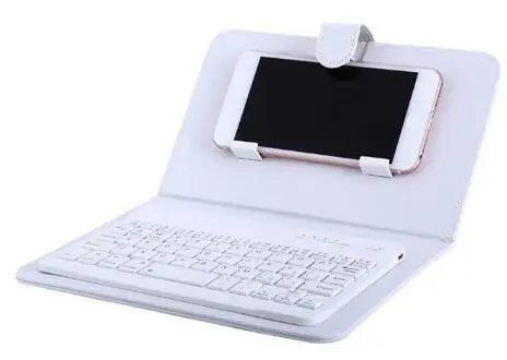 Wireless Keyboard Case – Bluetooth Protective Cover with Stand for Tablet/iPad Charge Hub X