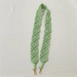 Woven Replacement Handbag Strap Widened Mobile Phone Crossbody Bag Strap Anti-lost Lanyard Charge Hub X