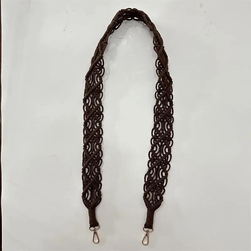 Woven Replacement Handbag Strap Widened Mobile Phone Crossbody Bag Strap Anti-lost Lanyard Charge Hub X