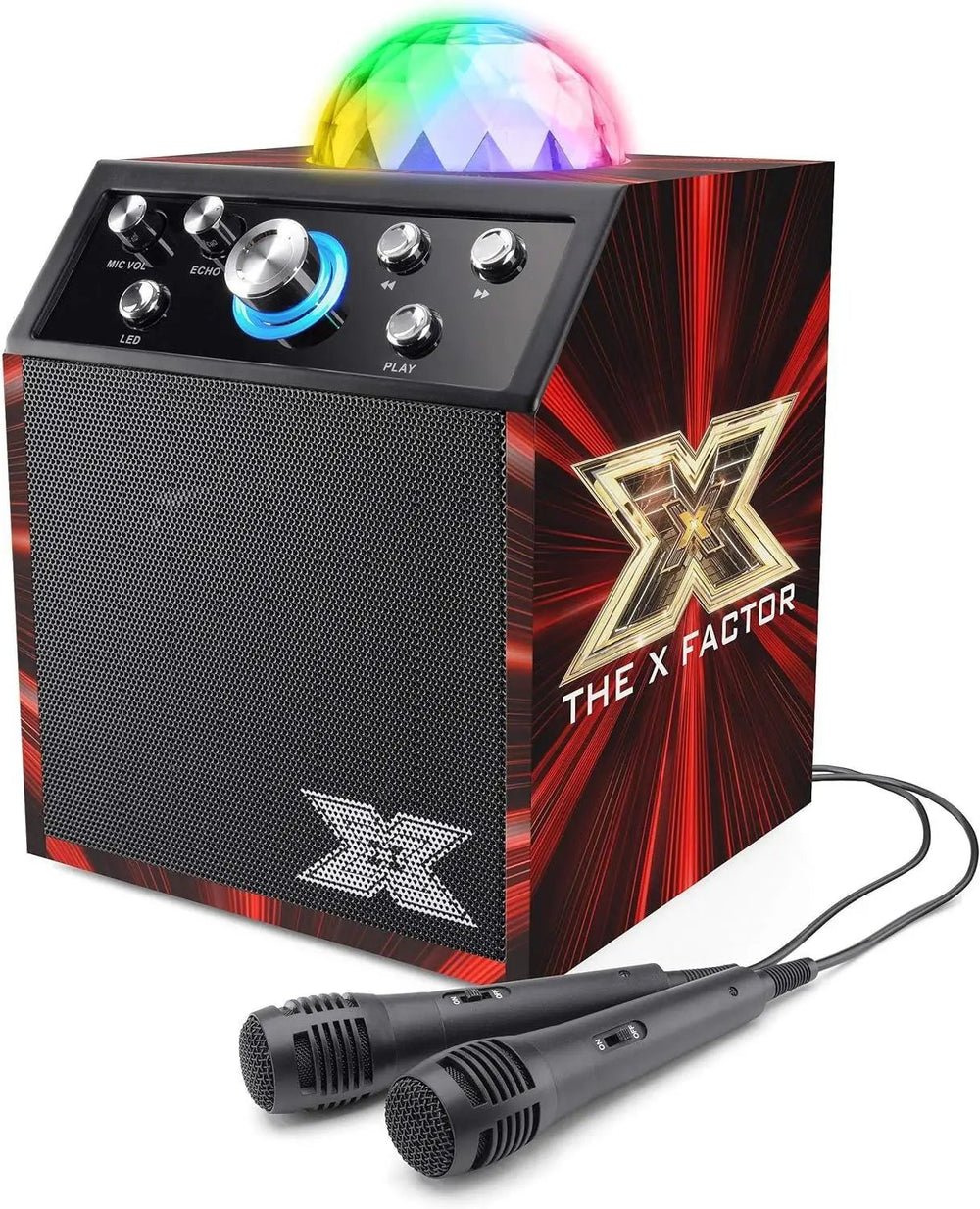 X Factor Disco Cube Speaker Printed TY6085A X Factor