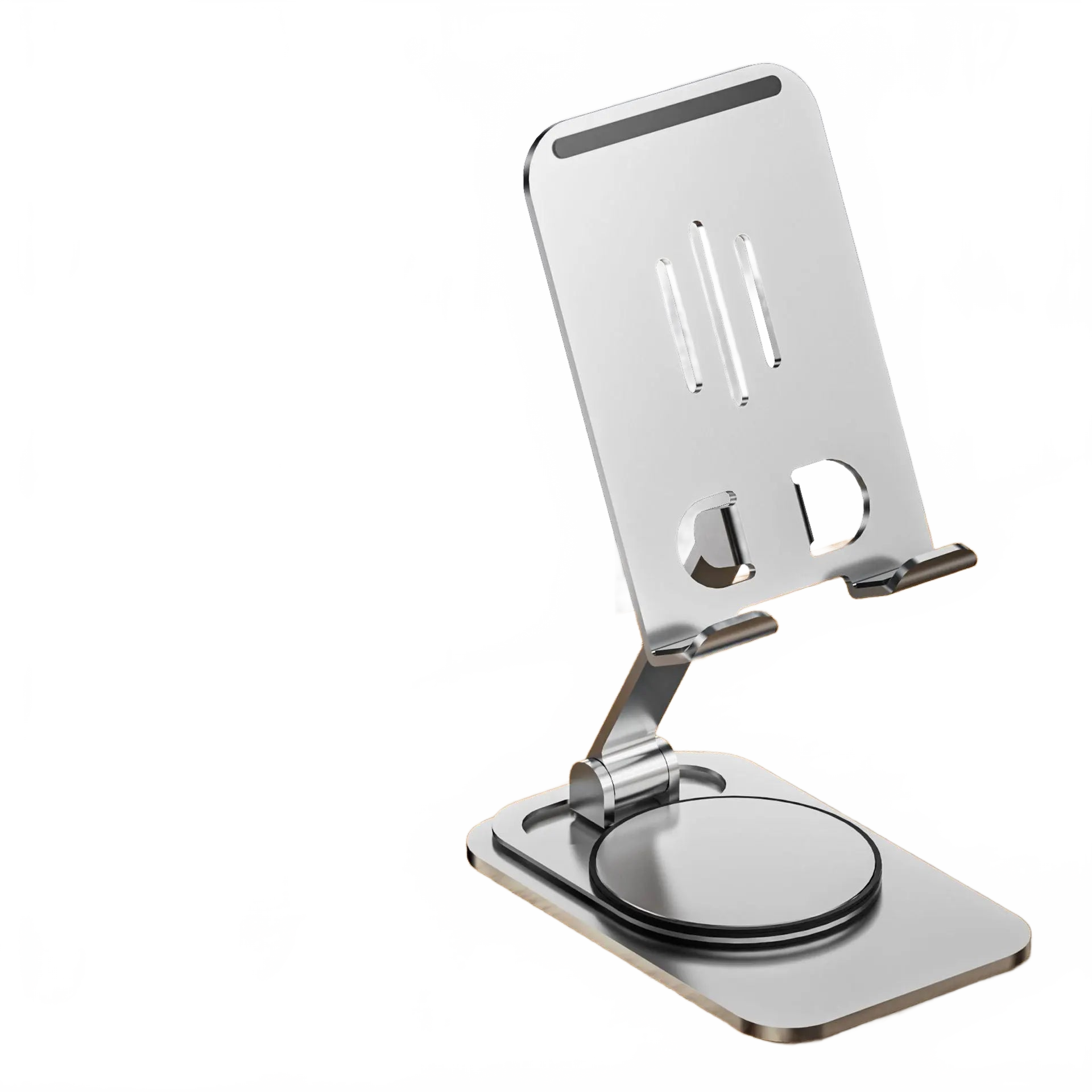 Foldable Aluminum Alloy Rotating Mobile Phone Stand – Desktop Holder Bracket Charge Hub X