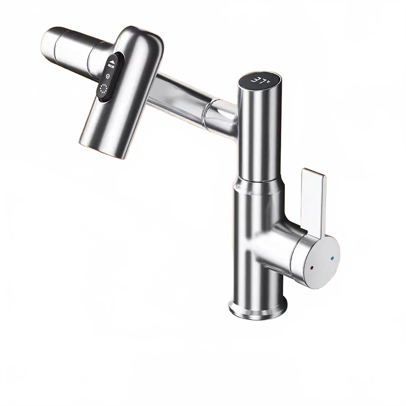Smart LED Rotating Basin Faucet Washower