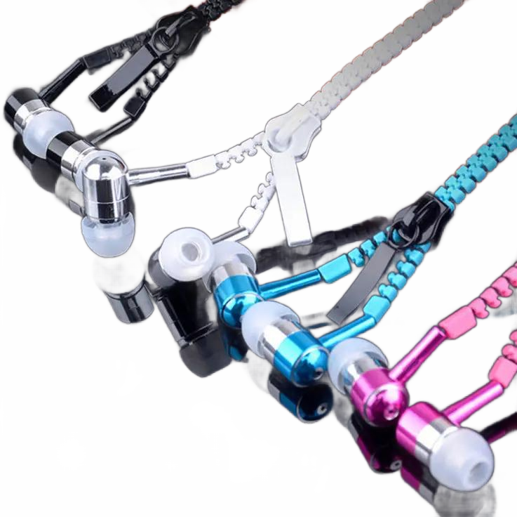 Glowing Zipper Earphones Charge Hub X