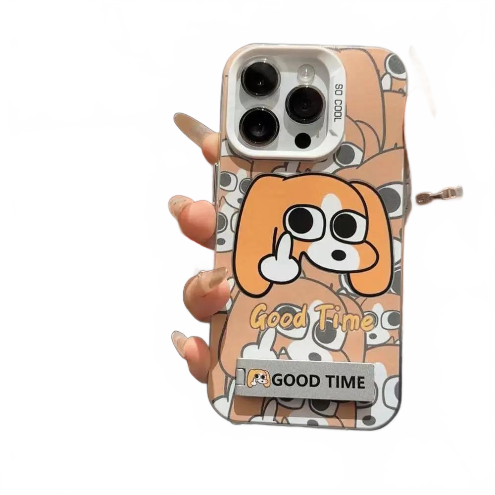 Fashion Eccentric Personality Dog Pattern Phone Case Charge Hub X