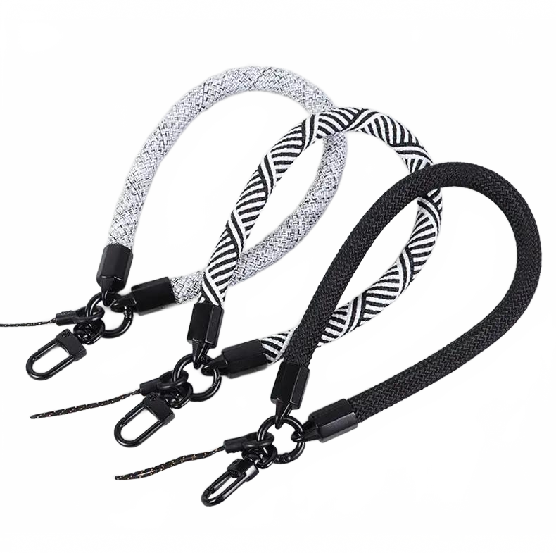 Mobile Phone Short Polyester Rope Anti-theft Wrist Strap Keychain Charge Hub X