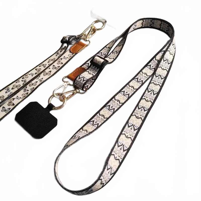 Solid Color Phone Lanyard Crossbody Strap Detachable Multifunctional Chargehub X