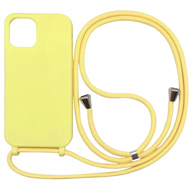 IPhone Case With Lanyard Durable TPU Back Cover Shield Charge Hub X