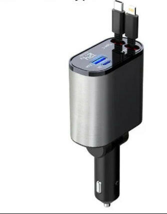 USB Car Charger 100W Super Fast Charging TYPE-C Adapter.