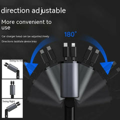USB Car Charger 100W Super Fast Charging TYPE-C Adapter.